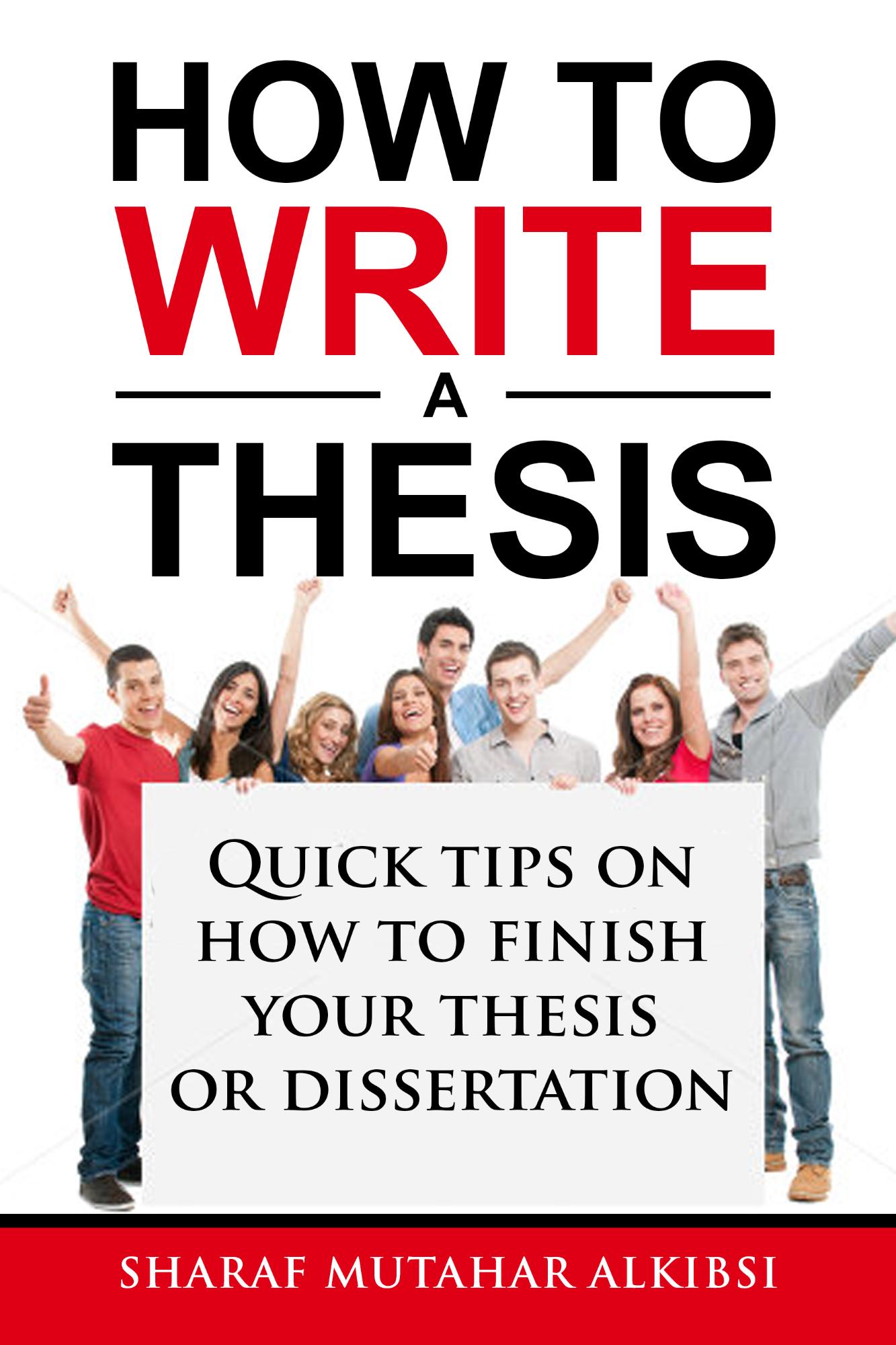 publishing a master's thesis a guide for novice authors